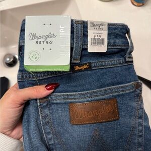 Wrangler High Rise Women's Dark Blue Jeans